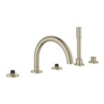 Grohe 25049 Atrio New 5-Hole 2-Handle Deck Mount Roman Tub Faucet with 6.6 L/min - 1.75 GPM Hand Shower