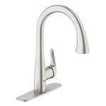 Grohe 30211 Elberon Single-Handle Pull Down Kitchen Faucet Dual Spray 6.6 L/min - 1.75 GPM