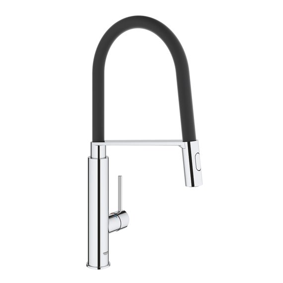 Grohe 31492 Concetto Semi-Pro Kitchen Us, Black Hose