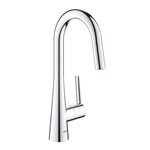 Grohe 32283 Grohe Zedra Single-Handle Pull Down Dual Spray Prep Faucet 6.6 L/min - 1.75 GPM
