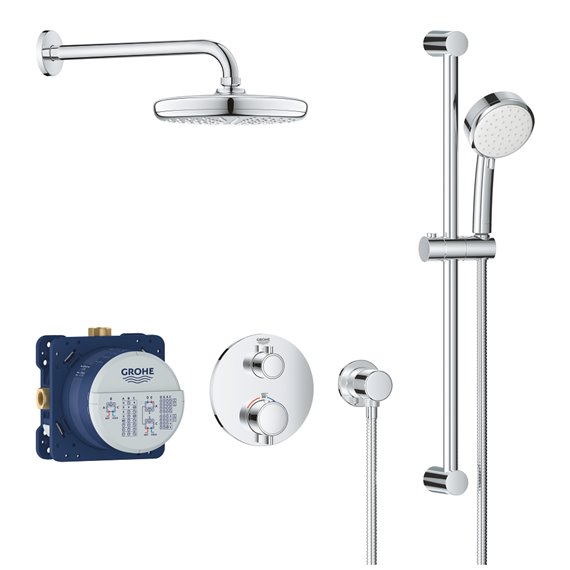 Grohe 34745 Grohtherm Round Thm Shwr Set