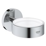 Grohe 40369 Essentials Holder For Glass Soap Dish Or Soap Dispenser