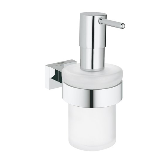 Grohe 40756 Essentials Cube Soap Dispenser W/Holder