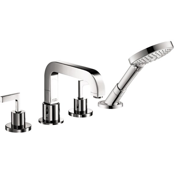 AXOR CITTERIO TRIM, 4 HOLE ROMAN TUB SET LEVER HANDLE 1.75 GPM 