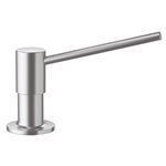 BLANCO TORRE SOAP DISPENSER, CLASSIC STEEL