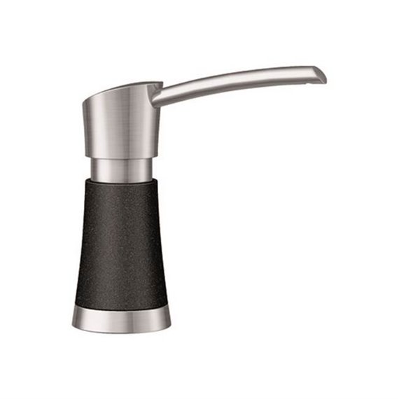 BLANCO ARTONA SOAP DISP., STAINLESS FINISH / ANTHRACITE