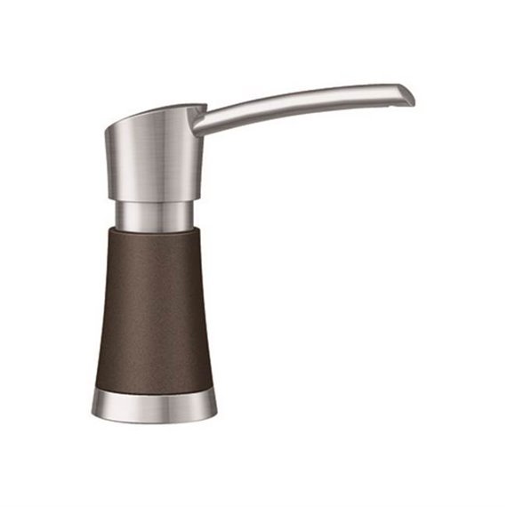 BLANCO ARTONA SOAP DISP., STAINLESS FINISH / CAFÉ