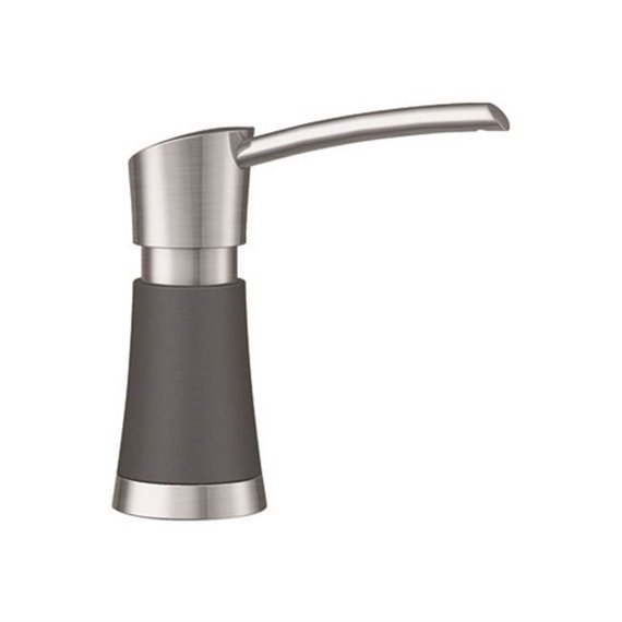 BLANCO ARTONA SOAP DISP., STAINLESS FINISH / CINDER