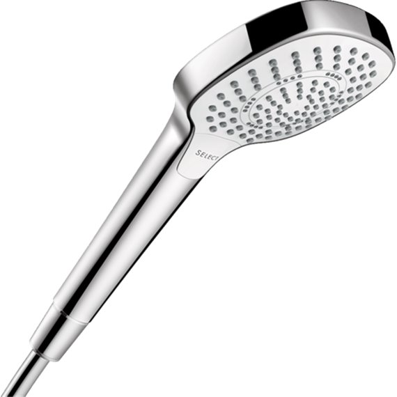 HANSGROHE CROMA SELECT E 110 3-JET HANDSHOWER, 1.8 GPM 