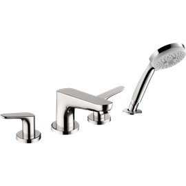 HANSGROHE FOCUS 4-HOLE ROMAN TUB SET TRIM WITH 1.8 GPM...