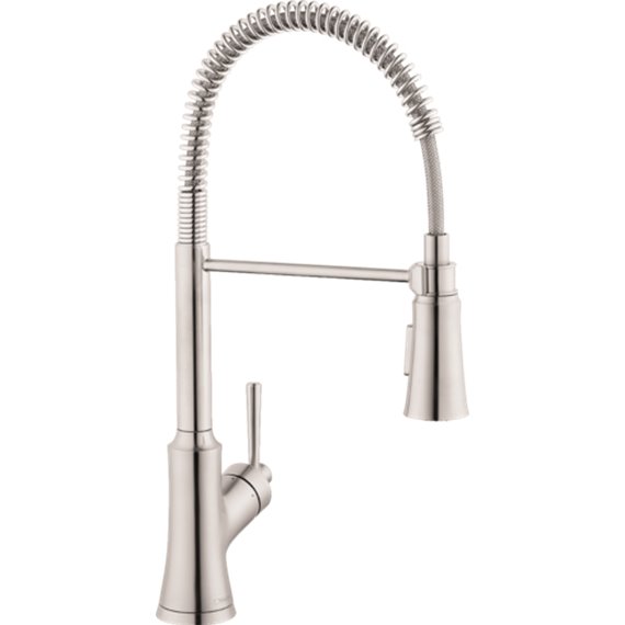 HANSGROHE JOLEENA SINGLE HANDLE SEMI-PRO KITCHEN FAUCET 