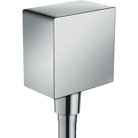 HANSGROHE SQUARE WALL OUTLET WITH CHECK VALVES 