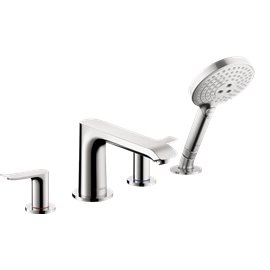 HANSGROHE METRIS 4-HOLE ROMAN TUB SET TRIM WITH 1.8 GPM...
