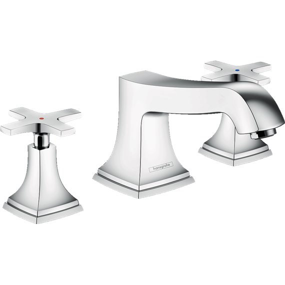 HANSGROHE METROPOL CLASSIC 3H ROMAN TUB CROSS HANDLE 