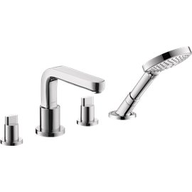 HANSGROHE METRIS S 4-HOLE ROMAN TUB SET TRIM WITH FULL...