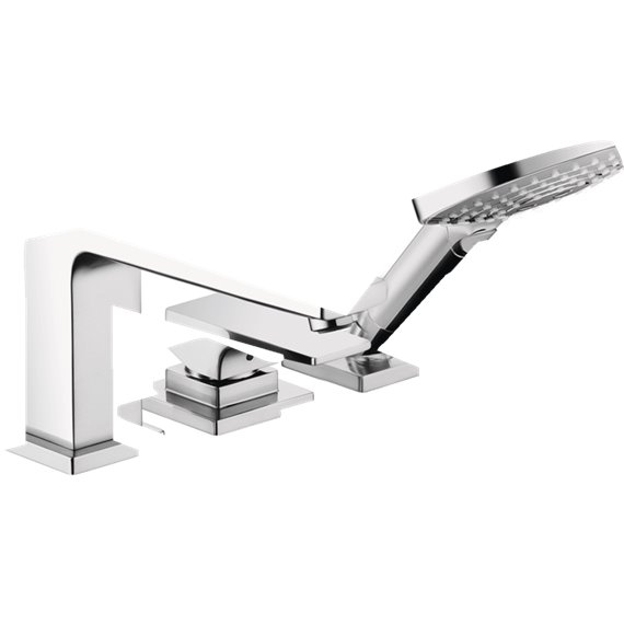 HANSGROHE METROPOL CLOSED 3 HANDLE ROMAN TUB 1.75 GPM 