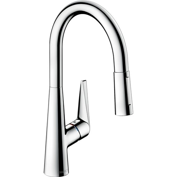 HANSGROHE TALIS S 2-SPRAY HIGHARC PULL-DOWN KITCHEN FAUCET 