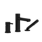 Riobel TGS16 3-piece Type P pressure balance deck-mount tub filler with hand shower trim (Without Rough-in)