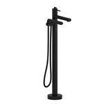 Riobel TGS39 2-way Type T thermostatic coaxial floor-mount tub filler with hand shower trim (Without Rough-in)