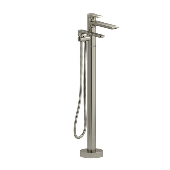 Riobel Fresk FR39 2-way Type T (thermostatic) coaxial floor-mount tub filler with hand shower