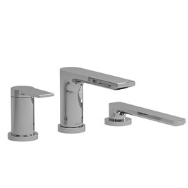 Riobel Fresk TFR16 3-piece Type P (pressure balance) deck-mount tub filler with hand shower trim (Without Rough-in)
