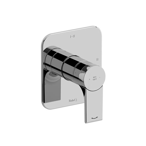 Riobel Fresk TFR44 2-way no share Type T/P (thermostatic/pressure balance) coaxial valve trim (Without Rough-in)