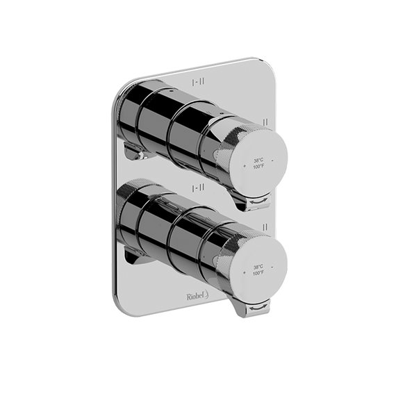 Riobel Fresk TFR88 4-way no share Type T/P (thermostatic/pressure balance) coaxial valve trim