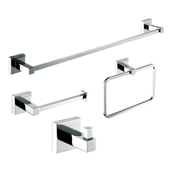 Virta Zenith 4-Piece Bathroom Hardware Set