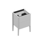 AQUADESIGN SONIA EPOQUE 24” BASE CABINET - STORM GREY