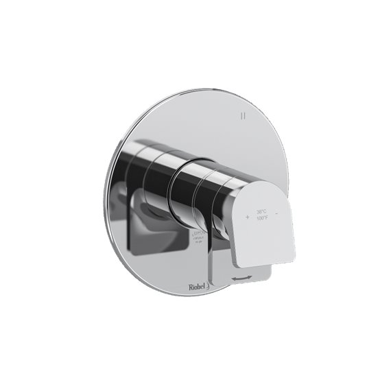 Riobel Ode OD47 3-way no share Type T/P (thermostatic/pressure balance) coaxial complete valve