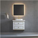 Virta 30 Inch Whitestar Wall Hung Single Vessel Sink Vanity
