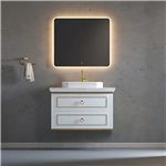 Virta 36 Inch Whitestar Wall Hung Single Vessel Sink Vanity
