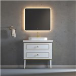 Virta 36 Inch Whitestar Floor Mount Single Vessel Sink Vanity