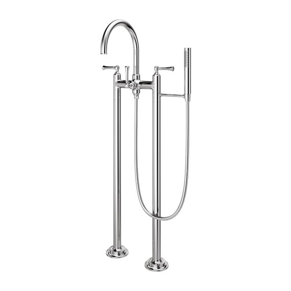 Pfister Tisbury Traditional 2-Handle Tub Filler with Hand Shower 