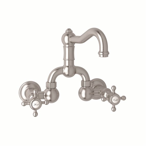 ROHL Acqui® Wall Mount Bridge Lavatory Faucet