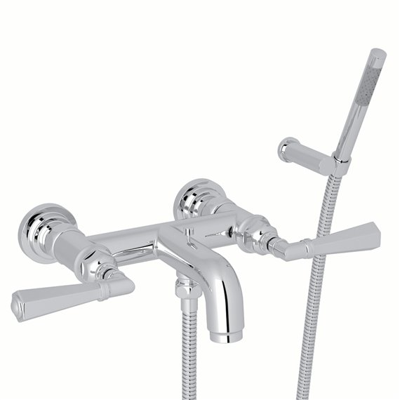 ROHL San Giovanni™ Wall Mount Exposed Tub Filler With Handshower