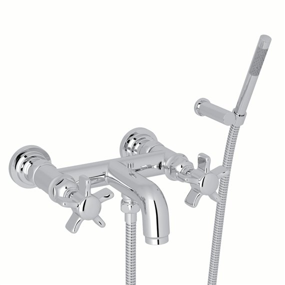 ROHL San Giovanni™ Wall Mount Exposed Tub Filler With Handshower