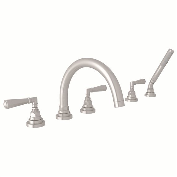 ROHL San Giovanni™ 5-Hole Deck Mount Tub Filler