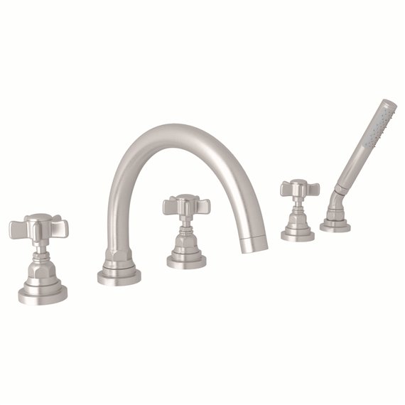 ROHL San Giovanni™ 5-Hole Deck Mount Tub Filler