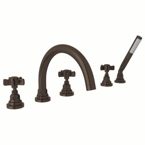 ROHL San Giovanni™ 5-Hole Deck Mount Tub Filler