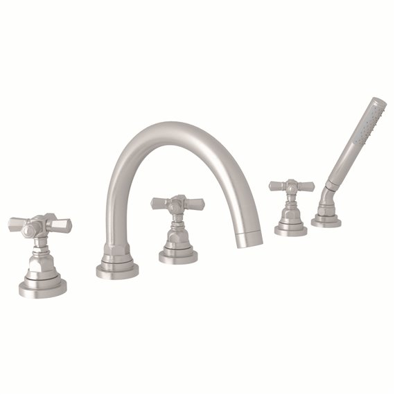 ROHL San Giovanni™ 5-Hole Deck Mount Tub Filler