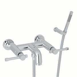 ROHL Campo™ Wall Mount Exposed Tub Filler With Handshower 2