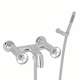 ROHL Campo™ Wall Mount Exposed Tub Filler With Handshower 2