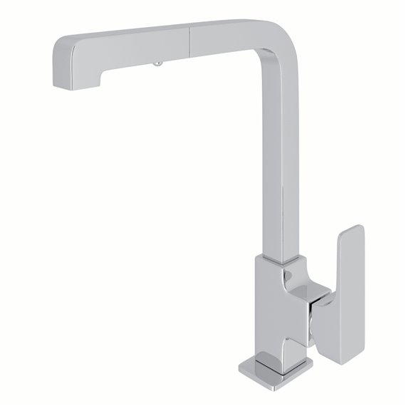 ROHL Quartile™ Pull-Out Side Lever Kitchen Faucet