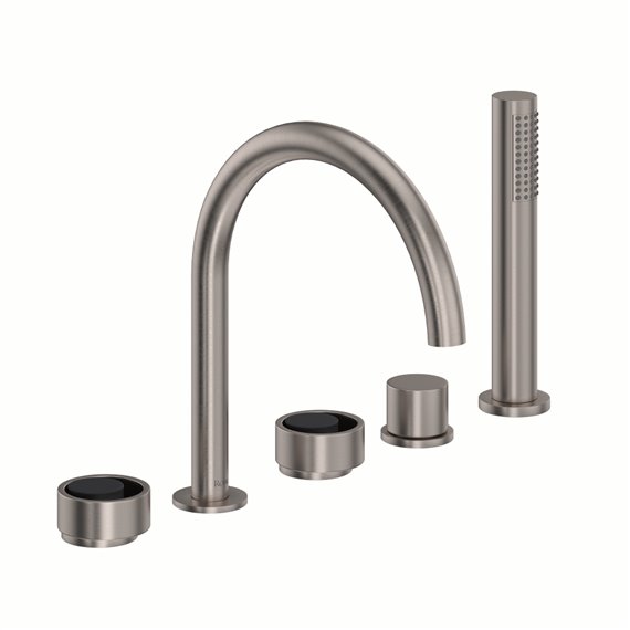 ROHL Eclissi™ 5-Hole Deck Mount Tub Filler - C-Spout