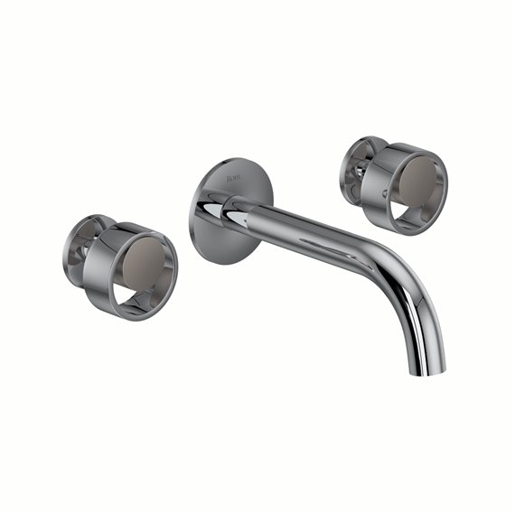 ROHL Eclissi™ Wall Mount Widespread Lavatory Faucet - C-Spout