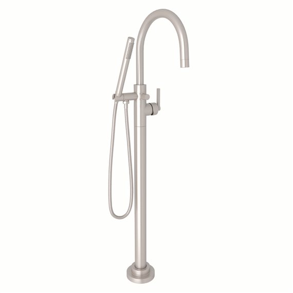 ROHL Lombardia® Single Leg Floor Mount Tub Filler