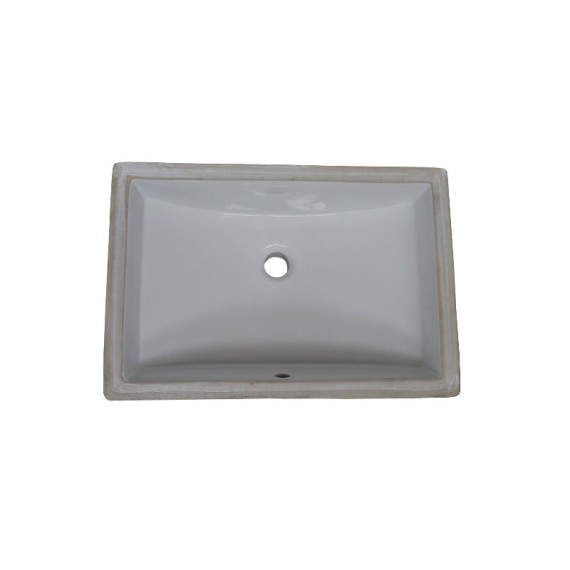 Fairmont Designs S-200WH Sinks Rectangular Ceramic Undermount Sink