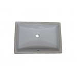 Fairmont Designs S-200WH Sinks Rectangular Ceramic Undermount Sink