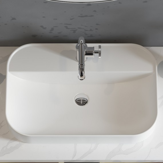 Virta 24 Inch Top Mount Vessel Sink